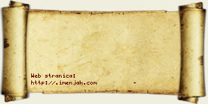 Žaklina Avramović vizit kartica